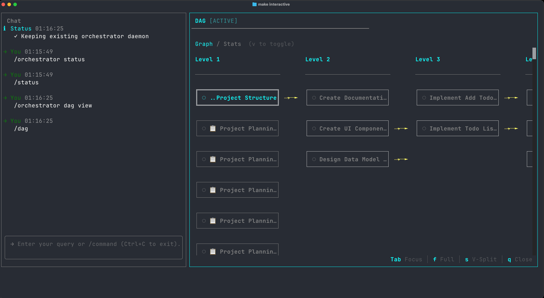 AgentLoop DAG Task Flow